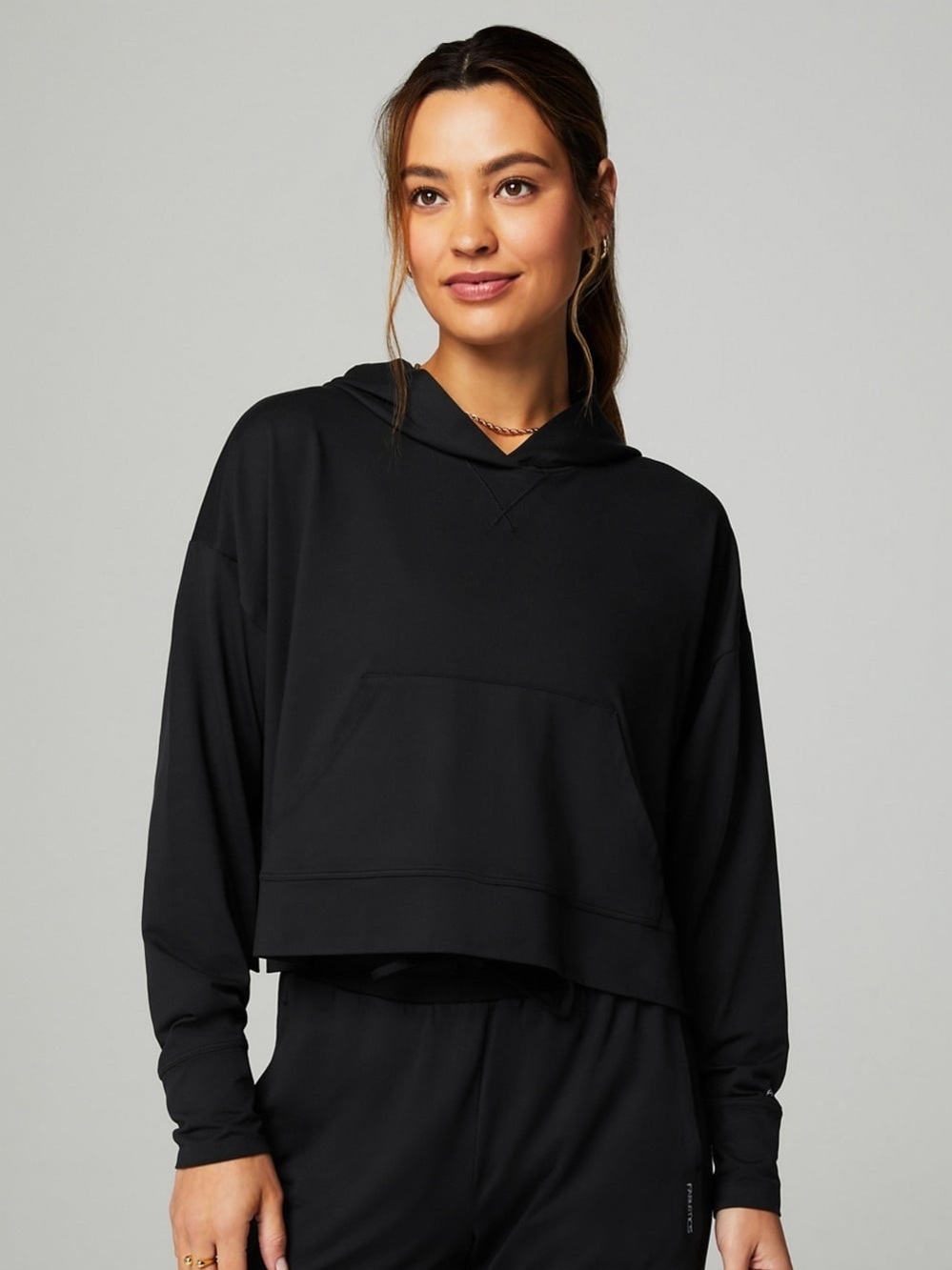 NWT Fabletics Cloud Jersey Cropped Hoodie